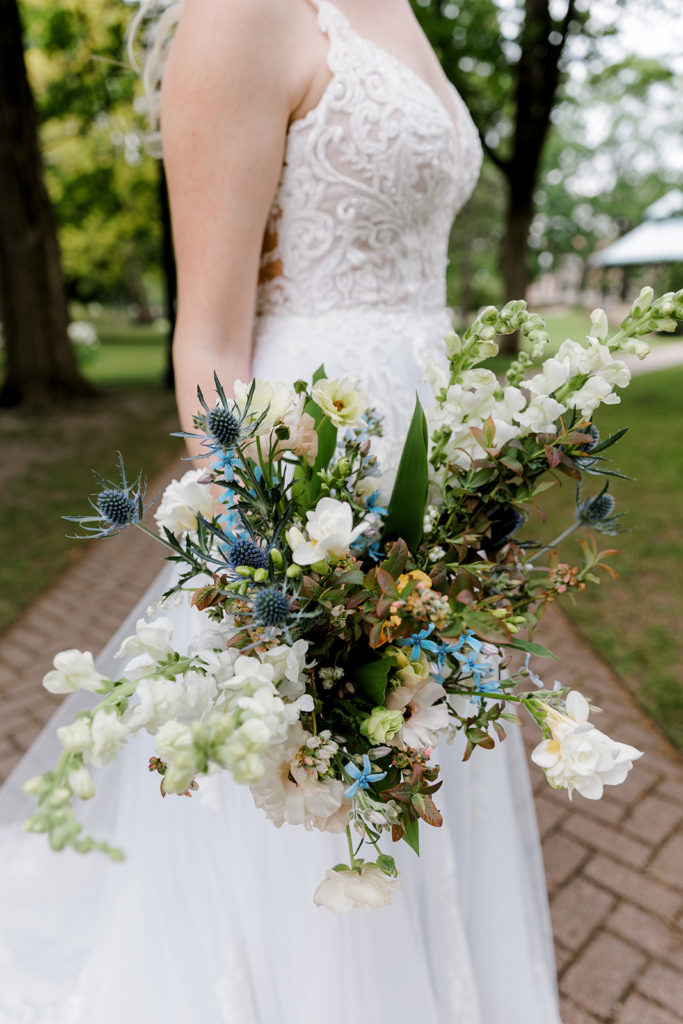 Wildflower bridal bouquet