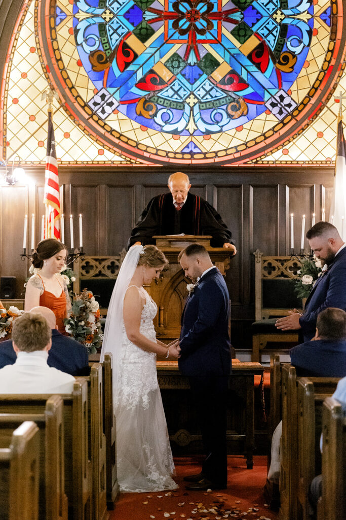 Wedding ceremony in Mackinac Island MI