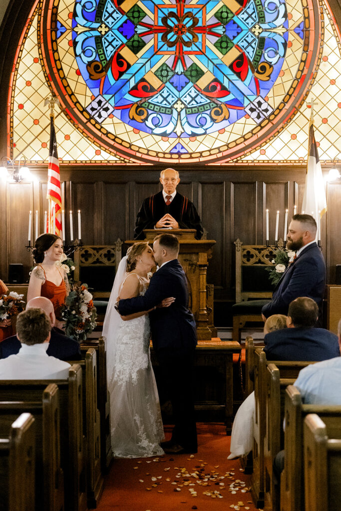 Wedding ceremony in Mackinac Island MI