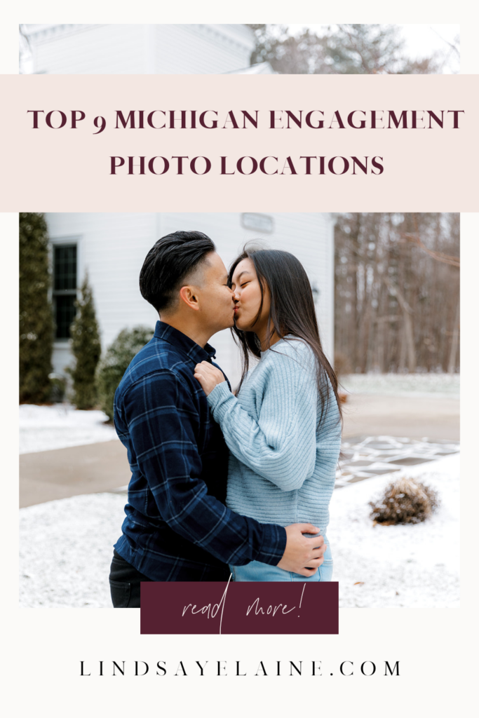 Engagement photos at Michigan wedding venue - Top 9 Michigan Engagement Photo Locations