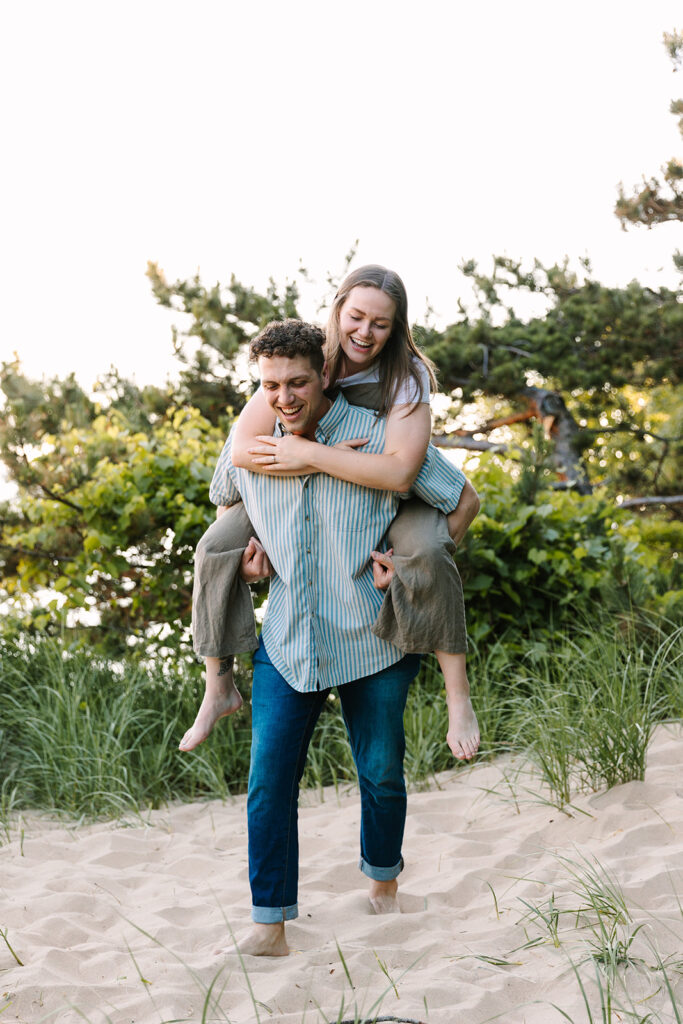 Engagement Session at Laketown Beach in Holland, MI