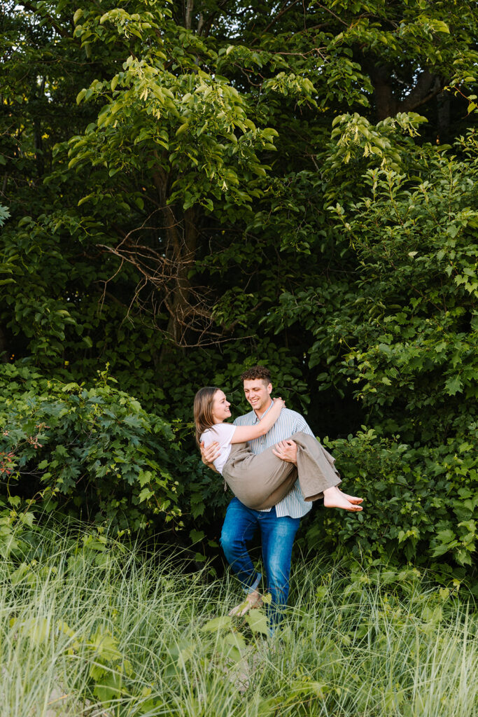 Engagement Session at Laketown Beach in Holland, MI - Top 9 Michigan Engagement Photo Locations