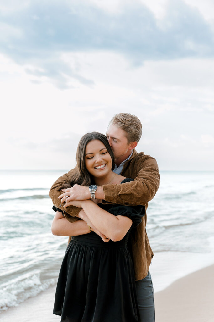 Engagement Session at Oval Beach in MI - Top 9 Michigan Engagement Photo Locations